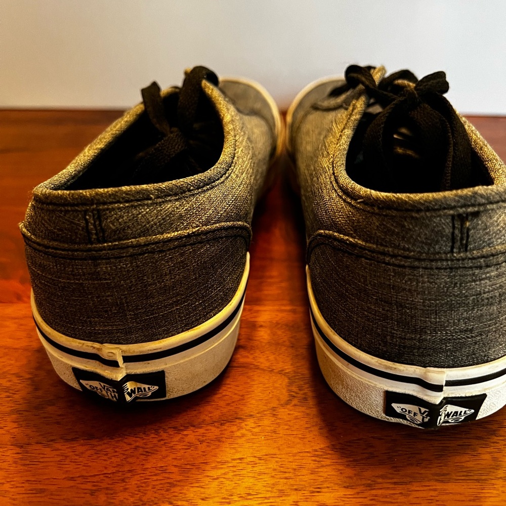 Size 9.5 - VANS Old Skool Off The Wall Skateboarding lace up grey - Picture 4 of 9